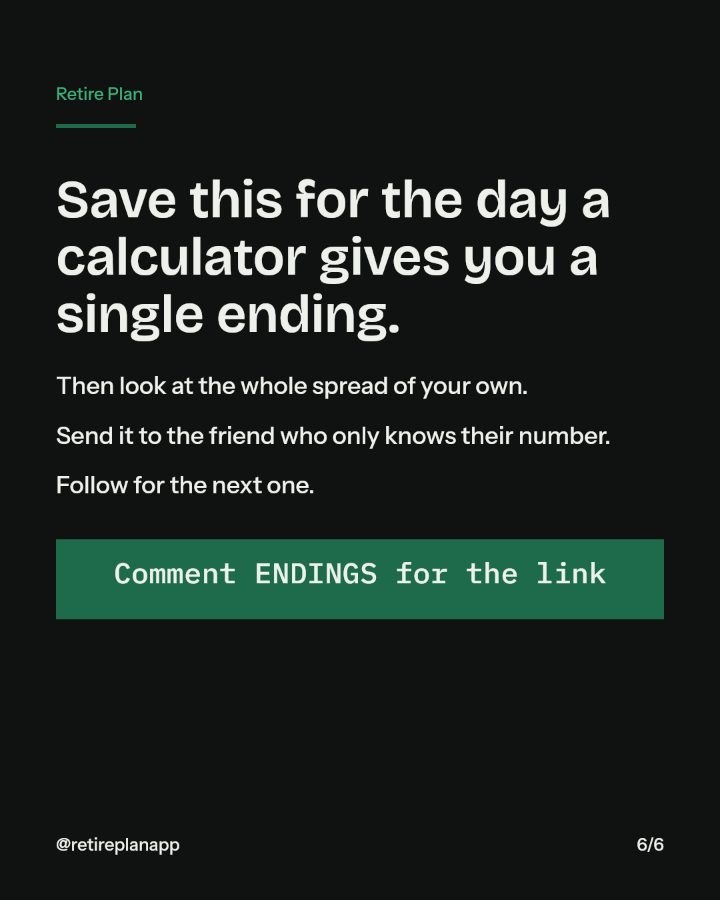Slide 6 of 6: Save this for the day a calculator gives you a single ending.