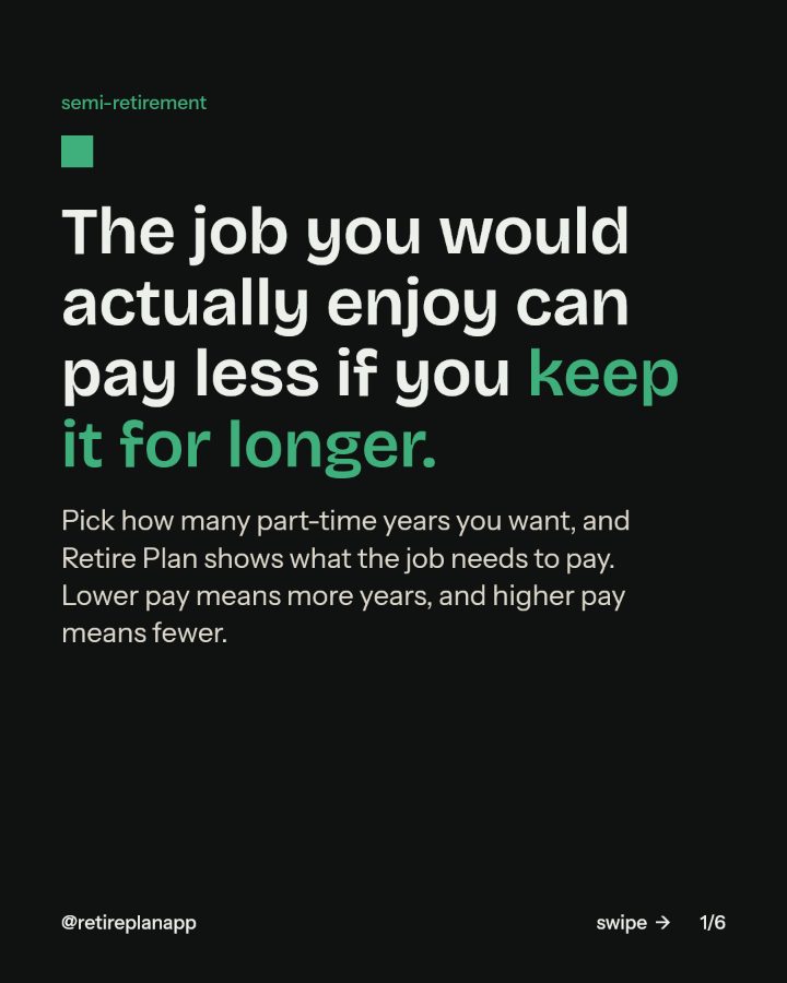 Slide 1 of 6: The job you would actually enjoy can pay less if you keep it for longer.