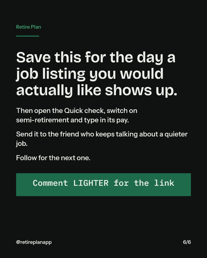 Slide 6 of 6: Save this for the day a job listing you would actually like shows up.