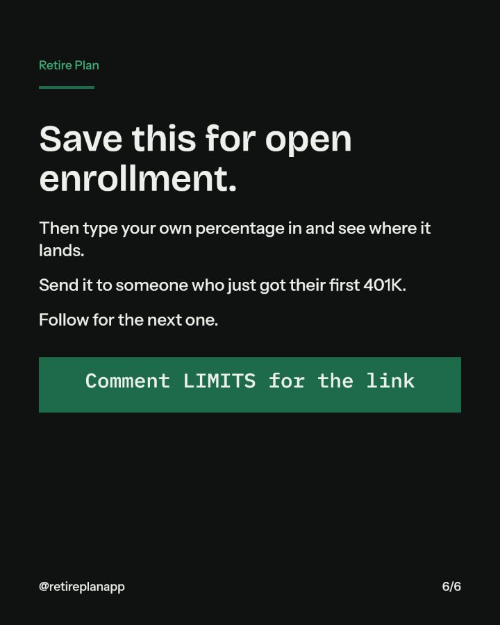 Slide 6 of 6: Save this for open enrollment.