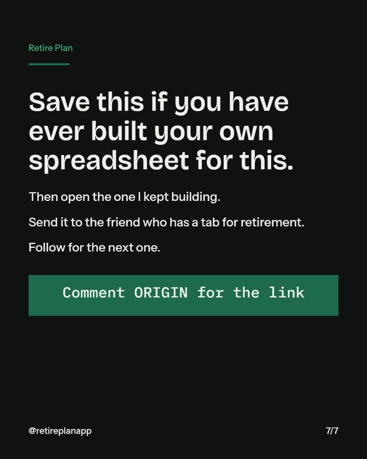 Slide 7 of 7: Save this if you have ever built your own spreadsheet for this.
