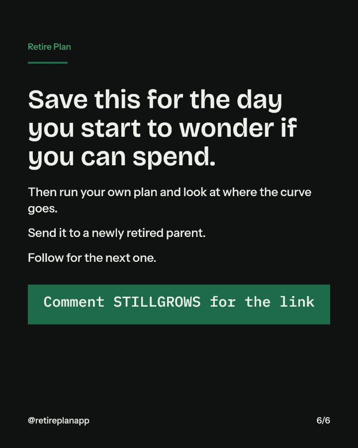 Slide 6 of 6: Save this for the day you start to wonder if you can spend.